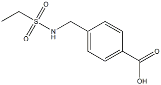 4-(ethanesulfonamidomethyl)benzoic acid Structure