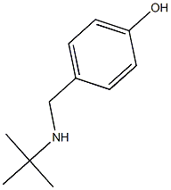 4-[(tert-butylamino)methyl]phenol 구조식 이미지