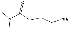 4-amino-N,N-dimethylbutanamide 구조식 이미지