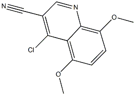 4-chloro-5,8-dimethoxyquinoline-3-carbonitrile Structure