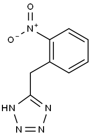 5-[(2-nitrophenyl)methyl]-1H-1,2,3,4-tetrazole 구조식 이미지