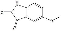 5-methoxy-2,3-dihydro-1H-indole-2,3-dione 구조식 이미지