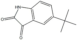 5-tert-butyl-1H-indole-2,3-dione Structure
