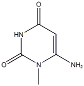 6-amino-1-methyl-1,2,3,4-tetrahydropyrimidine-2,4-dione 구조식 이미지