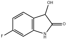 6-fluoro-3-hydroxy-2,3-dihydro-1H-indol-2-one Structure