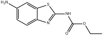ethyl N-(6-amino-1,3-benzothiazol-2-yl)carbamate Structure
