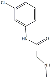 N-(3-chlorophenyl)-2-(methylamino)acetamide 구조식 이미지