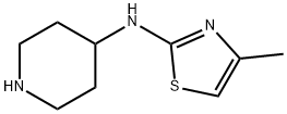 N-(4-methyl-1,3-thiazol-2-yl)piperidin-4-amine 구조식 이미지