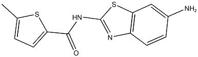 N-(6-amino-1,3-benzothiazol-2-yl)-5-methylthiophene-2-carboxamide Structure