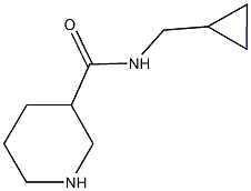 N-(cyclopropylmethyl)piperidine-3-carboxamide Structure