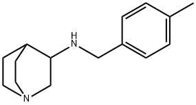 N-[(4-methylphenyl)methyl]-1-azabicyclo[2.2.2]octan-3-amine Structure