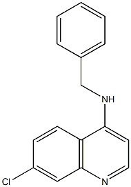 N-benzyl-7-chloroquinolin-4-amine 구조식 이미지