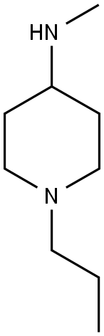 N-methyl-1-propylpiperidin-4-amine 구조식 이미지