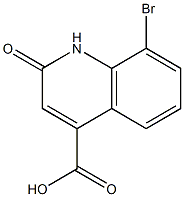 8-Bromo-2-oxo-1,2-dihydroquinoline-4-carboxylic acid Structure