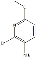 2-Bromo-6-methoxypyridin-3-amine 구조식 이미지