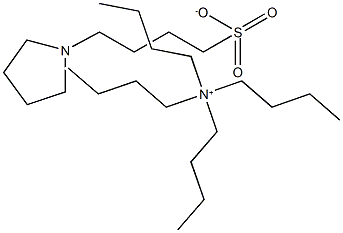 Tetrabutylammonium 4-(pyrrolidin-1-yl)butane-1-sulfonate 구조식 이미지