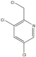 3,5-dichloro-2-(chloromethyl)pyridine 구조식 이미지