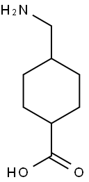 4-(aminomethyl)cyclohexane-1-carboxylic acid Structure