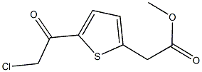 METHYL [5-(CHLOROACETYL)THIEN-2-YL]ACETATE Structure