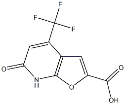 6-OXO-4-(TRIFLUOROMETHYL)-6,7-DIHYDROFURO[2,3-B]PYRIDINE-2-CARBOXYLIC ACID Structure