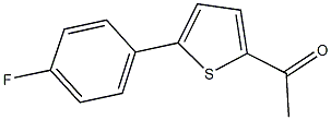 1-[5-(4-FLUOROPHENYL)THIEN-2-YL]ETHANONE Structure