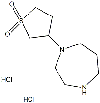 1-(1,1-DIOXIDOTETRAHYDROTHIEN-3-YL)-1,4-DIAZEPANE DIHYDROCHLORIDE 구조식 이미지
