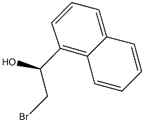 (1S)-2-BROMO-1-(1-NAPHTHYL)ETHANOL 구조식 이미지