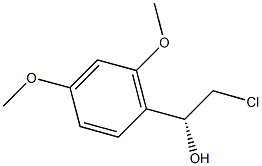 (1R)-2-CHLORO-1-(2,4-DIMETHOXYPHENYL)ETHANOL Structure