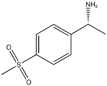 (1R)-1-[4-(METHYLSULFONYL)PHENYL]ETHANAMINE Structure