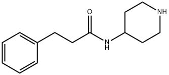 3-phenyl-N-piperidin-4-ylpropanamide Structure