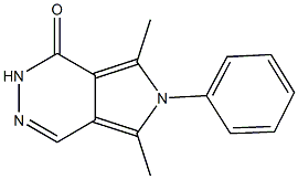 5,7-dimethyl-6-phenyl-2,6-dihydro-1H-pyrrolo[3,4-d]pyridazin-1-one Structure