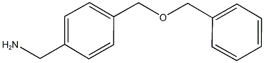 1-{4-[(benzyloxy)methyl]phenyl}methanamine Structure