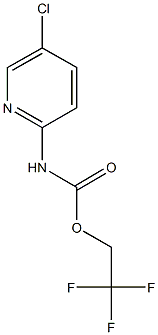 2,2,2-trifluoroethyl 5-chloropyridin-2-ylcarbamate 구조식 이미지