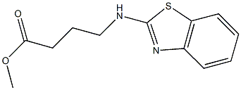 methyl 4-(1,3-benzothiazol-2-ylamino)butanoate Structure