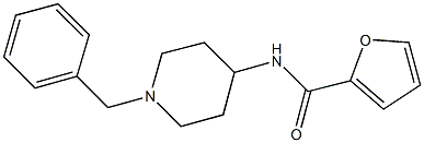 N-(1-benzylpiperidin-4-yl)-2-furamide Structure