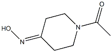 1-acetylpiperidin-4-one oxime 구조식 이미지
