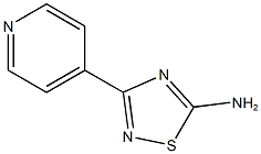 3-(4-pyridinyl)-1,2,4-thiadiazol-5-amine 구조식 이미지