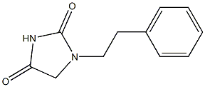 1-(2-phenylethyl)imidazolidine-2,4-dione 구조식 이미지