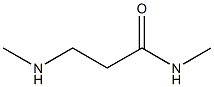 N-Methyl-3-(methylamino)propanamide 구조식 이미지