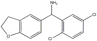 (2,5-dichlorophenyl)(2,3-dihydro-1-benzofuran-5-yl)methanamine 구조식 이미지