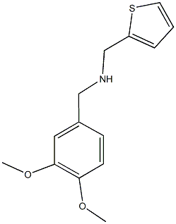 [(3,4-dimethoxyphenyl)methyl](thiophen-2-ylmethyl)amine 구조식 이미지