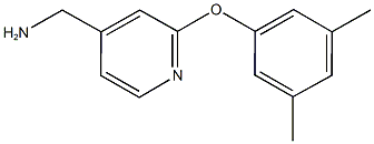[2-(3,5-dimethylphenoxy)pyridin-4-yl]methylamine Structure