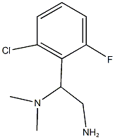 [2-amino-1-(2-chloro-6-fluorophenyl)ethyl]dimethylamine Structure