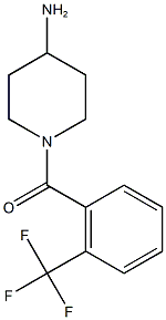 1-[2-(trifluoromethyl)benzoyl]piperidin-4-amine Structure