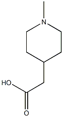 2-(1-methylpiperidin-4-yl)acetic acid Structure