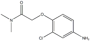 2-(4-amino-2-chlorophenoxy)-N,N-dimethylacetamide 구조식 이미지