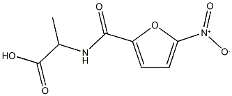 2-[(5-nitrofuran-2-yl)formamido]propanoic acid Structure