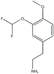 2-[3-(difluoromethoxy)-4-methoxyphenyl]ethan-1-amine Structure