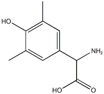 2-amino-2-(4-hydroxy-3,5-dimethylphenyl)acetic acid 구조식 이미지