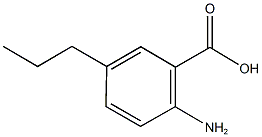 2-amino-5-propylbenzoic acid Structure